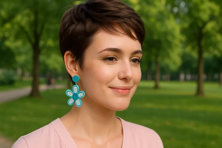 Pendientes para pelo corto