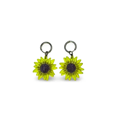 Pendientes de girasol