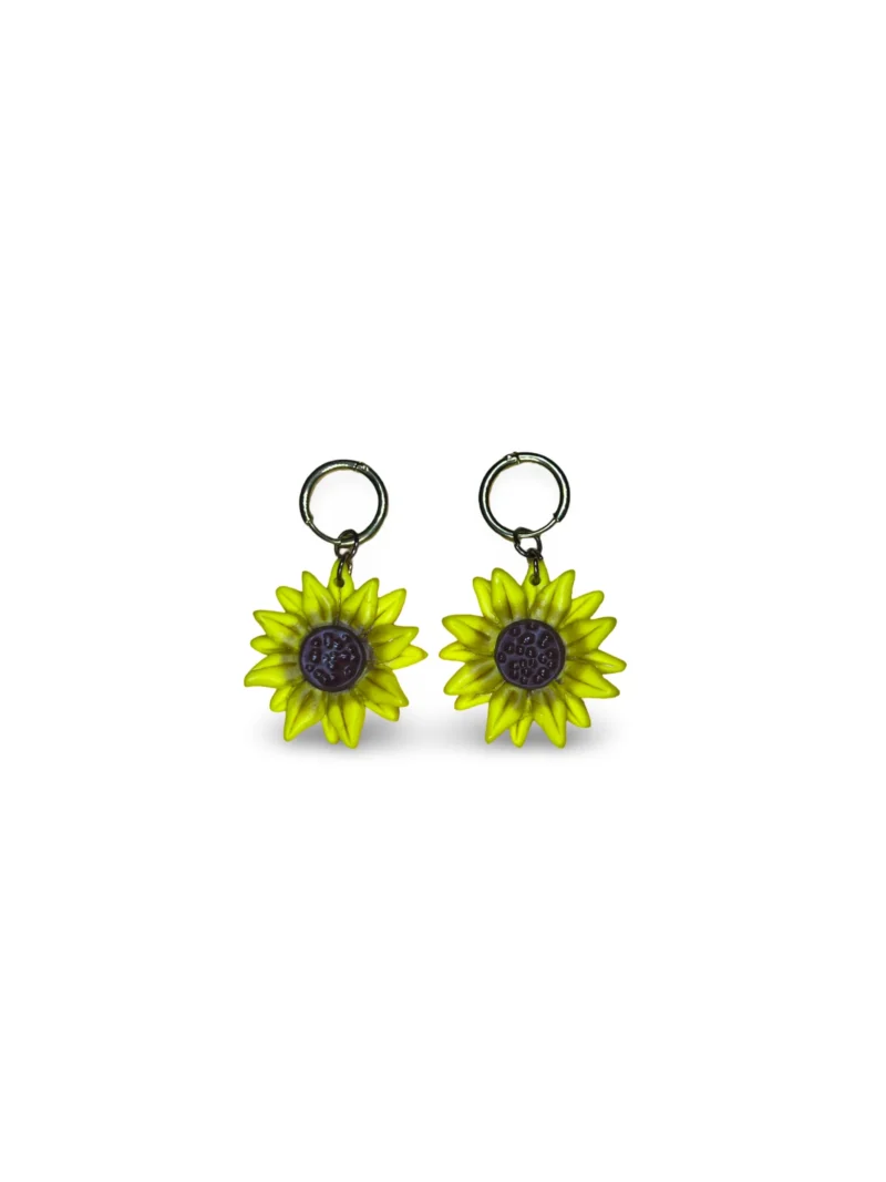 Pendientes de girasol