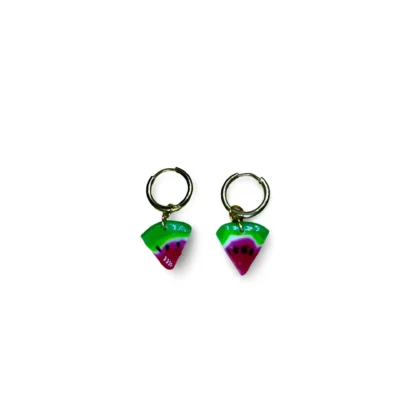 Pendientes de sandía