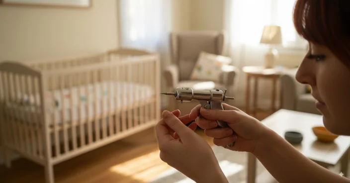 Hacer pendiente con pistola perforadora