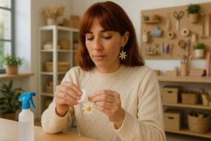 Como desifectar pendientes con alcohol