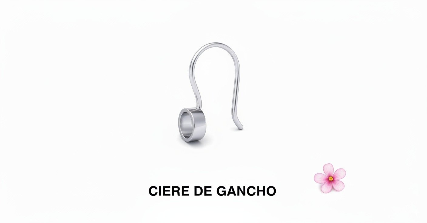 Pendientes cierre gancho
