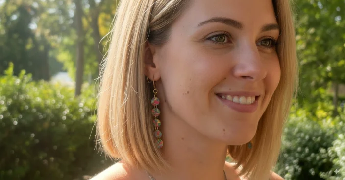 Pendientes pelo corto bob Pendientes para pelo corto bob