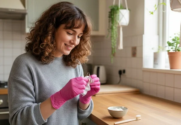 Como limpiar pendientes de plata