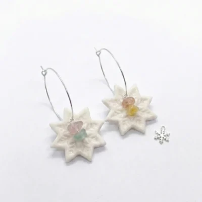 Aros de copos de nieve