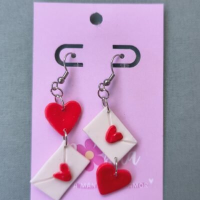 CON AMOR doble corazón
